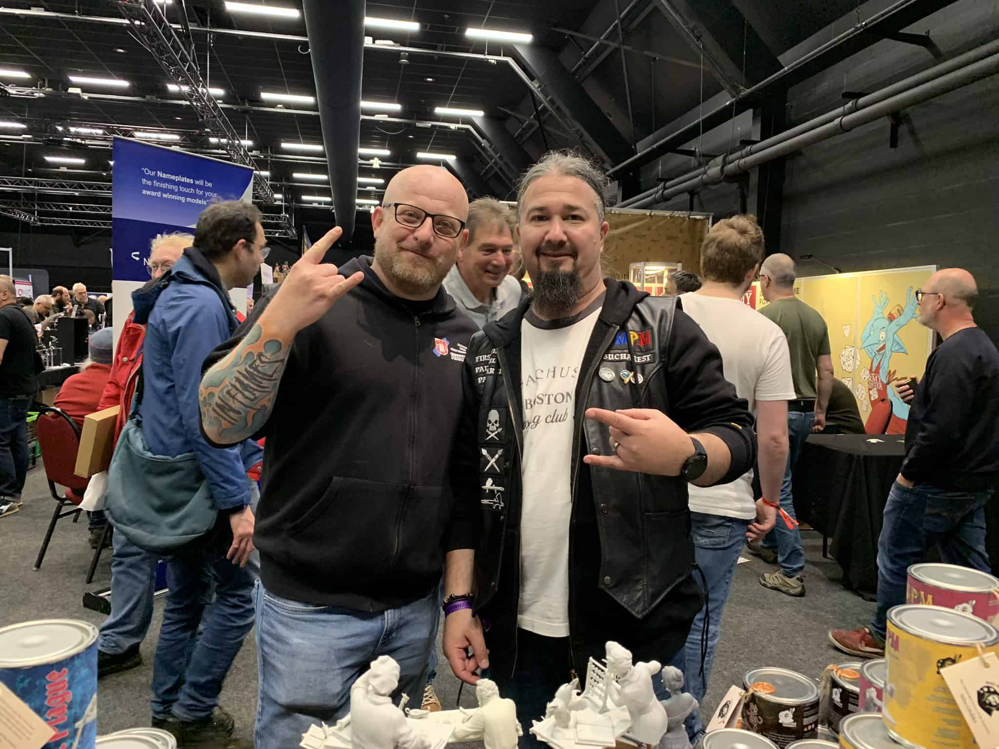 Cosmin Costian Mad Priest Miniatures Bucharest with Adrijano Biro miniature painter Scale Model Challenge 2024